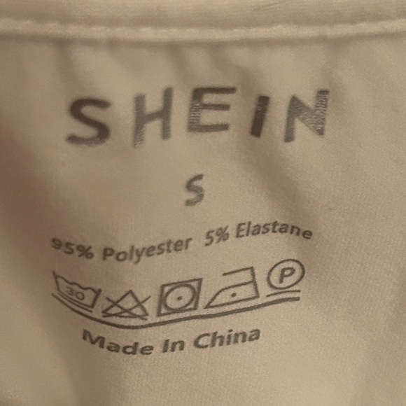 SHEIN White Tee with Red Cherry Design, size S - Picture 3 of 4